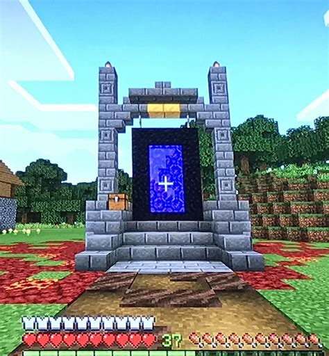 minecraft ruined portal restored g