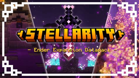 minecraft stellarity es el único mod del end que he probado, así que no sé si de verdad es el mejor xDs