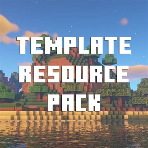 minecraft template resource pack Minecraft PE Texture Pack Template 1