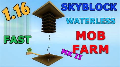 minecraft waterless mob farm  Use dreadful dirt to make mob spawn faster or get some spawners and upgrade them to spawn mobs faster