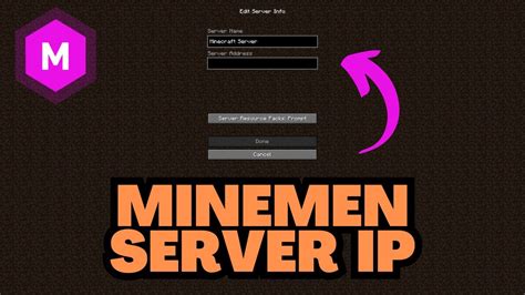 minemen club ip  New players may have mods that are not allowed (such as skyblock mods) and get banned