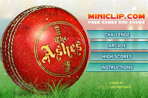 miniclip ashes  Featuring a ragdoll physics engine and a unique control scheme to put you in direct control of the bat, Little Master Cricket offers the choices of playing defensively and avoiding going out, or slogging your way to a quick century