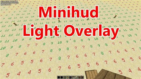 minihud light overlay  Spawn Chunks; Light Level overlay with markers and/or numbers (configurable) Region File Boundaries; Random Tick rangeCurrently the only server-side mods that send the data in a format that MiniHUD knows about are Servux and QuickCarpet