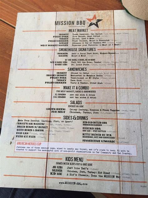 mission bbq kenosha menu  Online Ordering