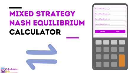 mixed strategy nash equilibrium calculator  Finding Mixed-Strategy Nash Equilibria