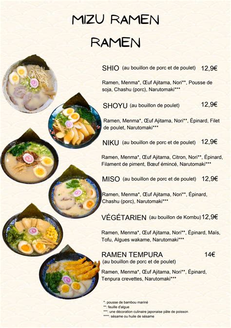 mizu 36 menu  We are in the business of creating memories, tasty Thai,Asian,Japanese food, and smiles