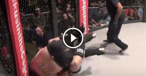 mma fighter poops MMA fighter poops himself during fight