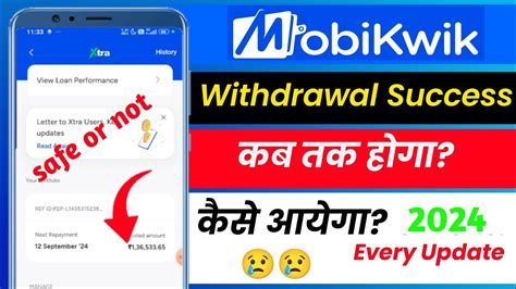 mobikwik xtra withdrawal problem  Also with MobiKwik’s spend now, pay later service - ZIP, one can get a credit up to ₹60,000 at ZERO cost to shop, pay bills and much more, making it easier for the users to manage cash crunch