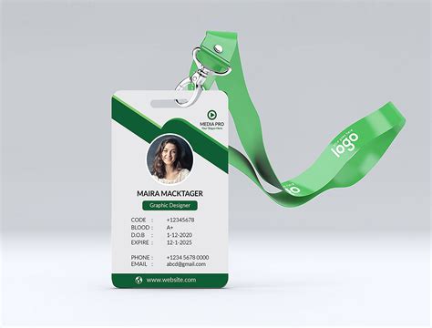 mockupbro id card  Free Download