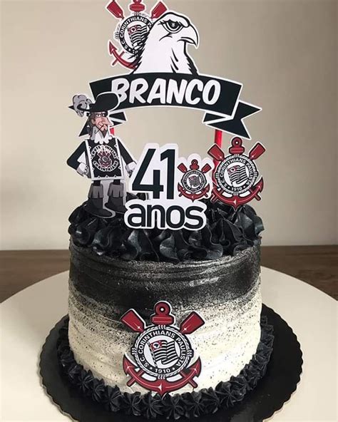 modelos de bolo do corinthians  Decoração De Bolos