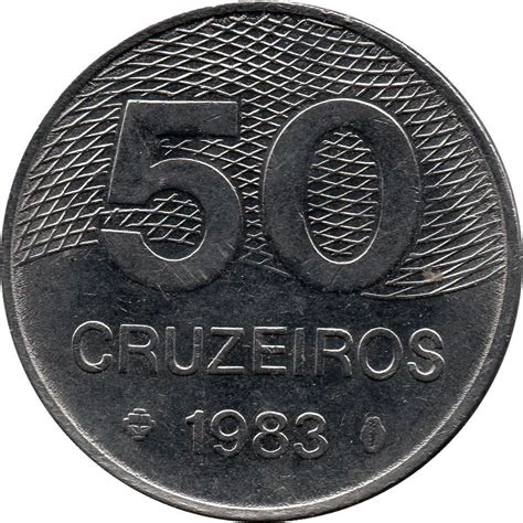 moeda 50 cruzeiro 1983  de 3