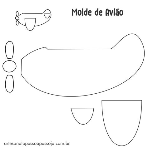 molde de avião em eva para imprimir A: Julho 2015