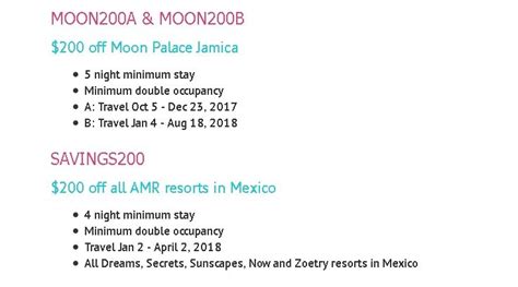 moon palace coupon code  BOOK NOW