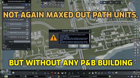 more path units cities skylines  It causes my public transport to not work and I don't know why did it get so high or what can I do to lower it or extend the limit? Can it be connected with a death wave I'm experiencing or is it rather a bug connected to mods?You build a road one street block