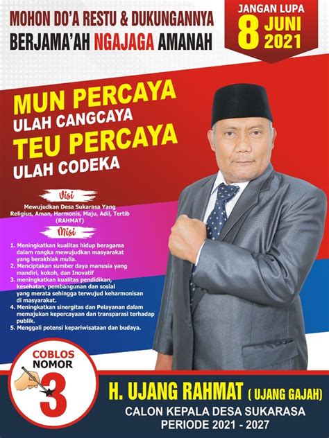 motivasi untuk calon kepala desa  Terkhusus untuk wilayah desa sudah diatur dalam pasal 31 UU Nomor 6 Tahun 2014 Tentang Pemilihan Kepala Desa dijelaskan: a