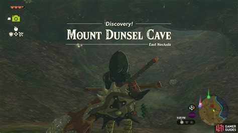 mount dunsel cave  On the peak of Mount Dunsel, there's a trail of sparks