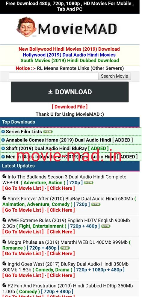 moviemad.in 2021 Moviemad – Are you searching out a number of the fashionable Bollywood Hollywood HD images downloads? Look no further, as moviemad affords you with all the rearmost images in high- description without spending a dime! This movie download point gives a extensive variety of film stripes, making it the right region to discover a film to