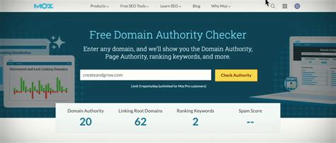 moz domain rating checker  Untuk mengoptimalkan strategi SEO, gunakanlah bersama