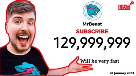 mrbeast sub count  Stay updated on the subscriber growth and popularity of this renowned channel