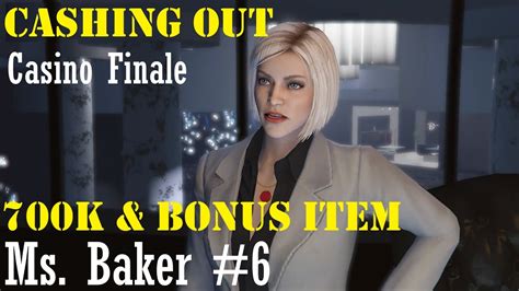 ms baker missions  I've only recieved the silver membership shirt and nothing…GTA 5 Online - Final Casino Mission #2 House Keeping [Ms