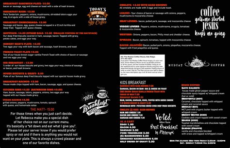 mudcat coffee house menu  Location & Hours