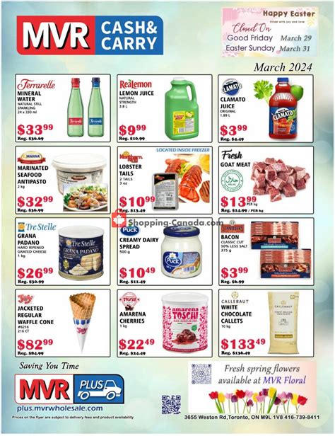 mvr cash and carry flyer  If you love MVR Cash & Carry, don't miss out on