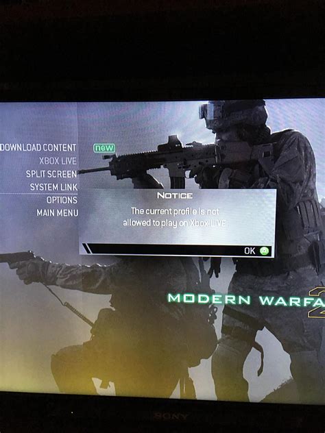 mw2 could not connect to online services 0 under the Select Game drop-down menu