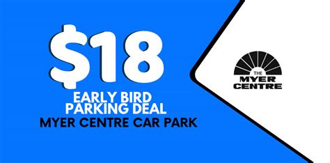 myer centre parking rates 30 per entry: 6am-8am next day: $3