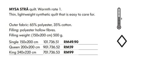 mysa stra ikea washing instructions  Mites thrive in damp, warm and dark environments