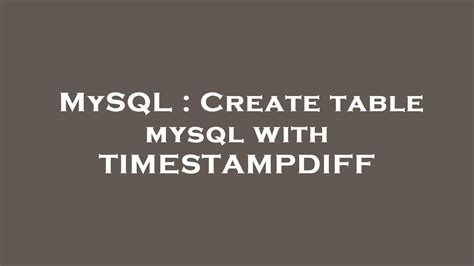 mysql timestampdiff  The following illustrates the syntax of the DATE_ADD function: DATE_ADD (start_date, INTERVAL expr unit); Code language: SQL (Structured Query Language) (sql) The DATE_ADD function takes two arguments: start_date is a starting