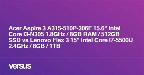 n305 vs 5500u The multi-core test involves all CPU cores and taks a big advantage of hyperthreading