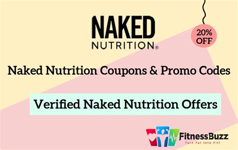 naked nutrition promo code  Up to 20% discount