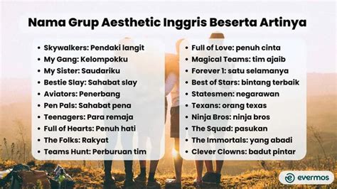 nama grup alumni sd aesthetic  Gang of Greatness: geng kebesaran