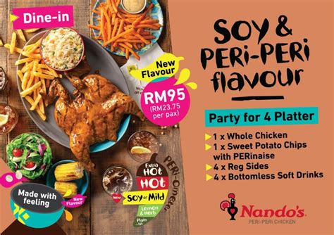 nando's peri-peri woodbridge menu  Nando's PERi-PERi Menu Info