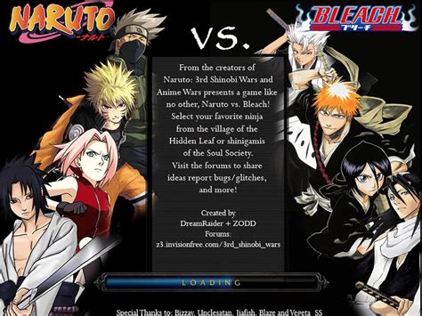 naruto vs bleach flasharch 3) This version features a few new characters and a lot of bugfixes