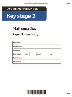 2024 national curriculum tests Key stage 2