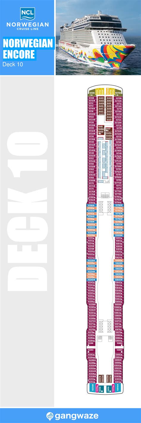 ncl encore deck plan pdf 234