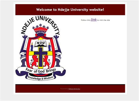 ndu portal login  To access the portal, you will need your Niger Delta University Student Login ID and Password respectively