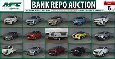 nedbank car auctions  And usually make a refundable deposit of R5000 with a bank guaranteed cheque or credit card