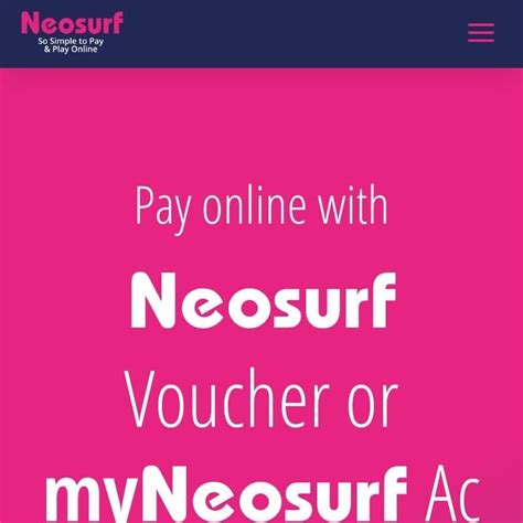 neosurf voucher not working  am beyond frustrated!! its a legitimate voucher and the money