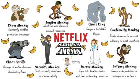 netflix's chaos monkey  It randomly terminates instances in production environments to