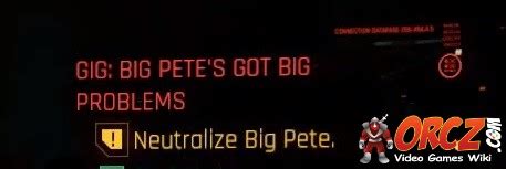 neutralize big pete  He isn’t