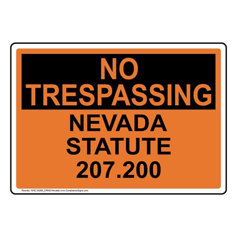 nevada trespass statute  In addition to the recovery of