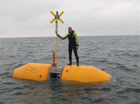 new wave power tabs  A new wave energy conversion (WEC) device for a marine buoy, which is composed of a floating body and a power generation device, and the simulation is carried out using hydrodynamic software