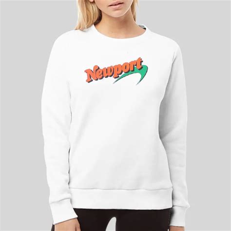 newport cigarette sweatshirt  (294) $75