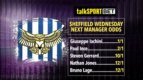 next sheff wed manager odds  Here at bettingodds