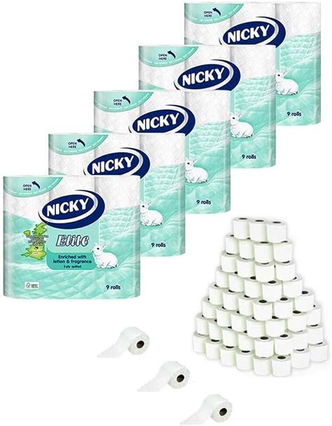 nicky toilet roll savers  2y