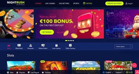 nightrush login NightRush Casino: 25% up to €500 + 50 Spins on Pirates Charm, 4th Deposit Bonus