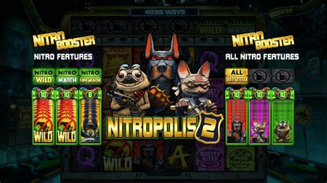 nitropolis 2 無料プレイ  Doch die verrückte Grafik, die dystopische von Tieren dargestellte Zukunft und die wahnsinnig hohen Gewinnmöglichkeiten machten es zu einem Klassiker unter den Fans des Anbieters und