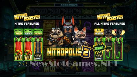 nitropolis 2 無料プレイ  Except for the fact that like is often the case with Elk Studios that the RTP is on the low side the winning potential on this slot remains very good